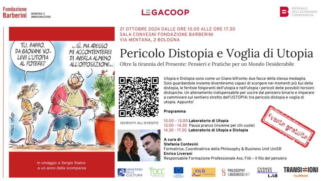 21 ottobre – Pericolo Distopia e Voglia di Utopia