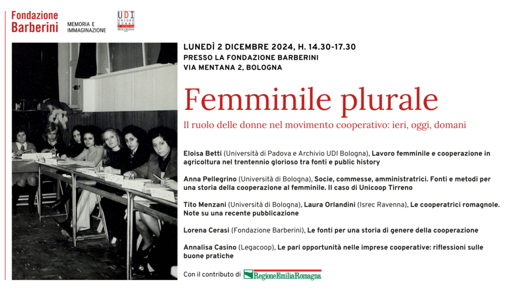 2 dicembre – Femminile plurale