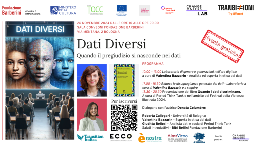 26 novembre – Dati Diversi. Quando il pregiudizio si nasconde nei dati