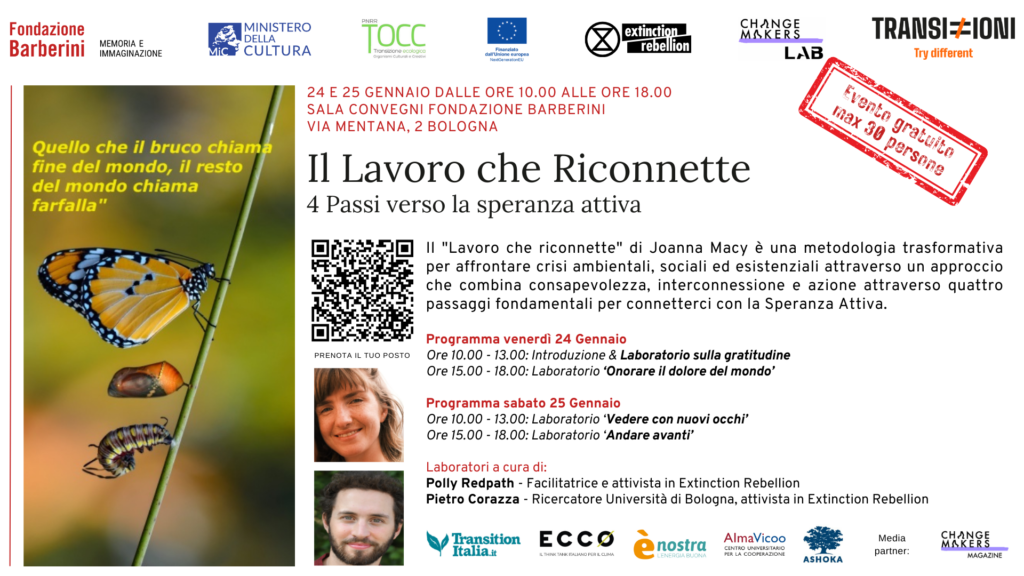 24 e 25 gennaio – Il Lavoro che Riconnette