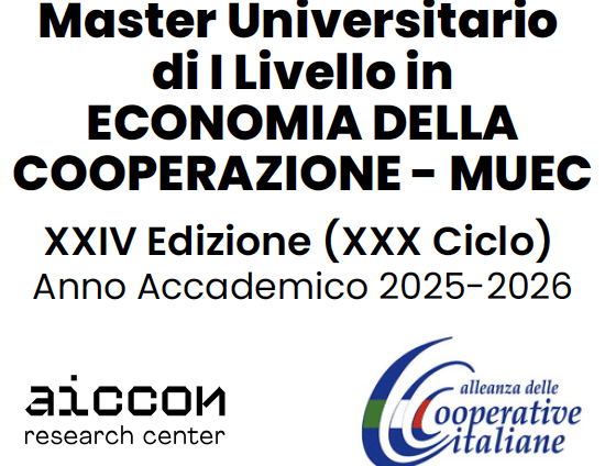 Master Universitario in Economia della Cooperazione – MUEC 2025-2026