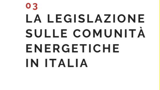 Comunità energetiche: non manca la norma